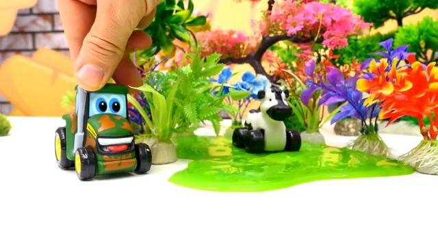 Автомастерская Федора и опасное БОЛОТО! Супергерои в видео про игрушки для мальчиков смотреть онлайн