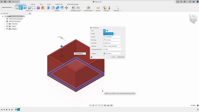 Ein MUSS Für Jeden Holzbauer!!Parametrische Kiste Fusion 360 Tutorial Deutsch CAD