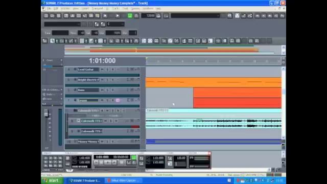 Exporting a MIDI sequence to audio CD in Sonar 7 смотреть онлайн