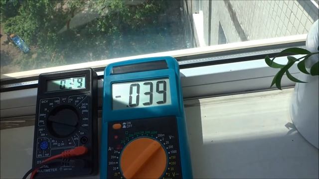 СЛУЖЕБНОЕ ВИДЕО  -  ИСПЫТАНИЕ СОЛНЕЧНОЙ БАТАРЕИ ИЗ НЕОНОК