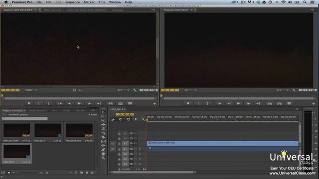 Working with Media in Adobe Premiere Tutorial смотреть онлайн