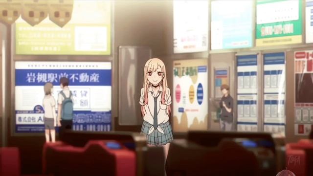 Marin Kitagawa Falls In Love With  Wakana Gojo Moment  #mydressupdarling #anime