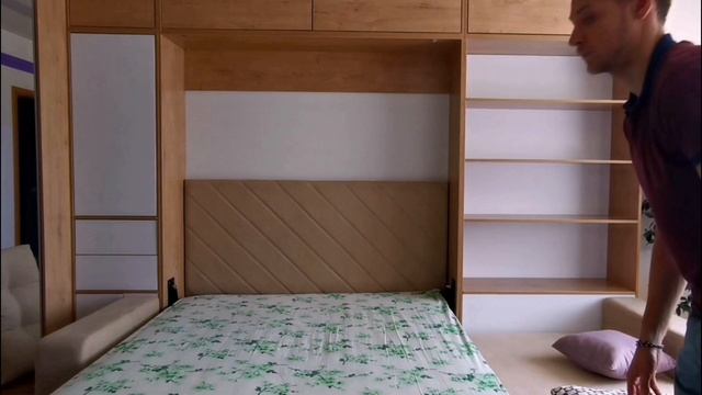 Шкаф-кровать с диваном.
Отзыв от клиента смотреть онлайн