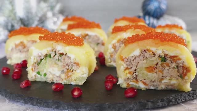 Как превратить продукты в праздничные закуски? 🍽️🎉 смотреть онлайн