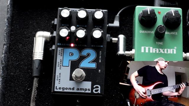 Тест преампа AMT P2 в линию - Peavey 5150 в педальном формате (Metal Test)