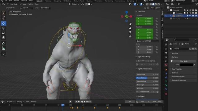 Godzilla In Blender смотреть онлайн