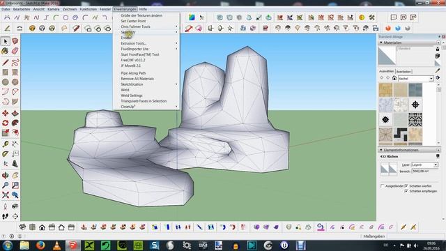 Sketchup Tutorial - modelling (sculpt) an Island (HD1080) смотреть онлайн