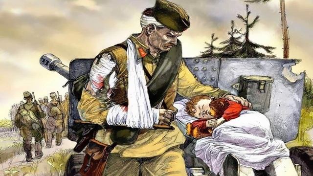 СТРОКИ, ОПАЛЕННЫЕ ВОЙНОЙ
Константин Михайлович Симонов.
«Майор привез мальчишку на лафете…». смотреть онлайн