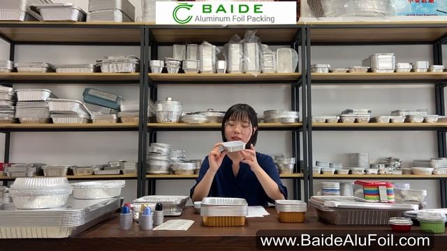 Aluminum Foil Food Container Manufacturer Showroom Ms. Zhu