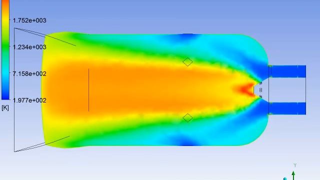 ANSYS Can Combustion Tutorial Transient Simulation смотреть онлайн