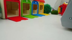 Мультики про машинки. Автомастерская для автобуса Тайо