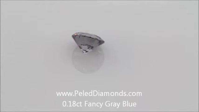 Fancy Gray Blue Diamond, 0.18 carat смотреть онлайн