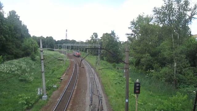 Электровоз ВЛ10-040 Перегон Нара-Латышская смотреть онлайн