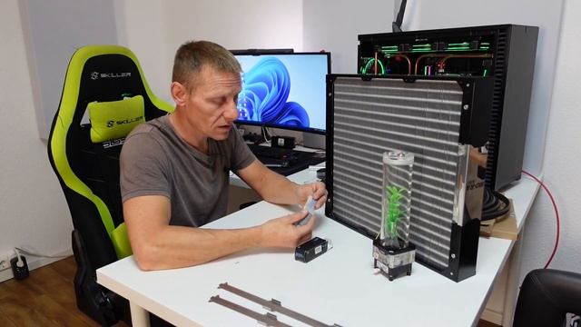 Watercool MO-RA3 420 LT Black - Unboxing Des Externen Radiators