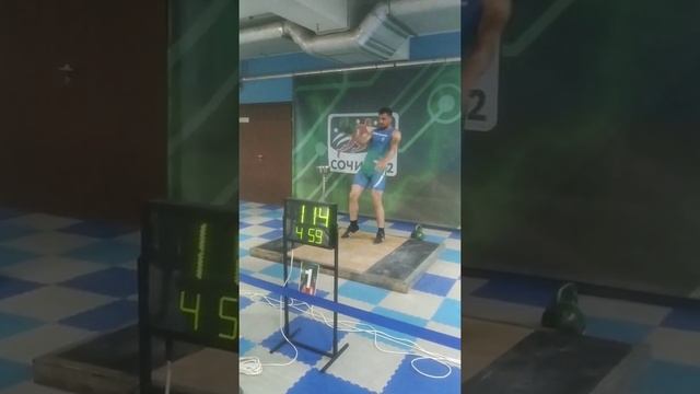 Рывок 24 кг, 229 повторов. Сочи 2022. смотреть онлайн