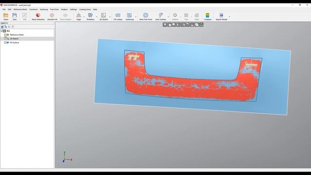 QS Tutorials_ Extrude 3D Sketch - How to do Reverse Engineering with QUICKSURFACE смотреть онлайн
