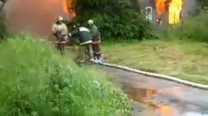 пожар в Копаево, Рыбинск
