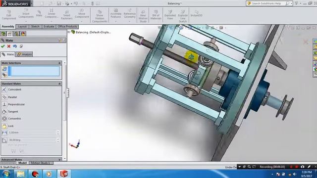 1. 14 Solidworks Tutorial Disc Balancing assy part 2 смотреть онлайн