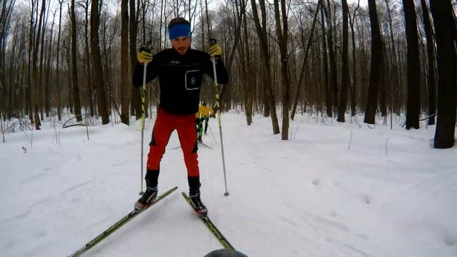 Лыжная тренировка Гапоник Даниил смотреть онлайн