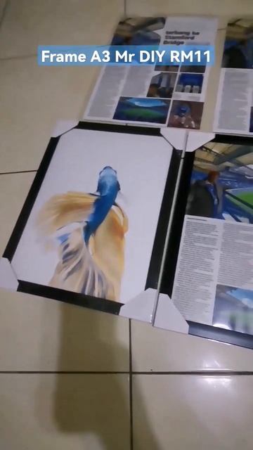 A3 size frame for newspaper / magazine RM11 from #mrdiy смотреть онлайн