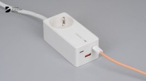 Зарядная станция Charging Station GaN 2xUSB-C + USB-A + AC, 67Вт, PD, QC от Deppa, 11450