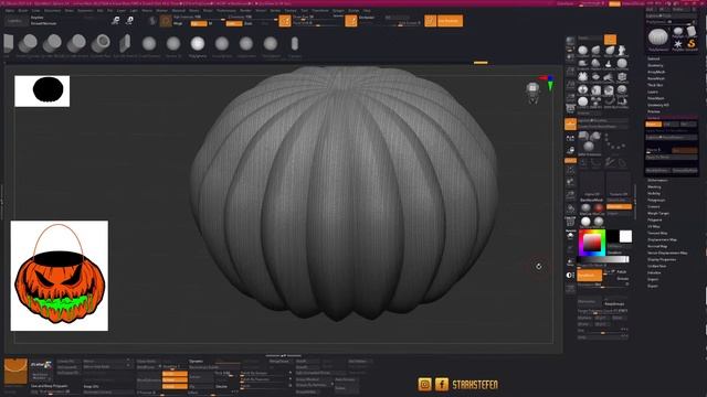 HALLOWEEN Special ZBRUSH Sculpt 3D PRINTABLE MODEL смотреть онлайн