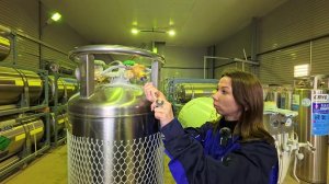 Настройка регулятора давления вертикального криоцилиндра