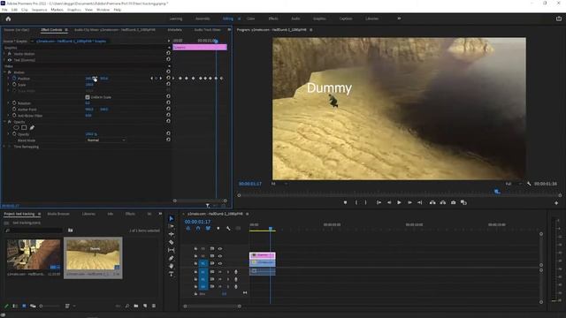 Easy Text Tracking In Premiere Pro