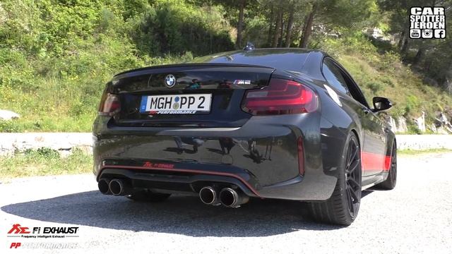 BMW M2 PP-PERFORMANCE with LOUD DECATTED FI EXHAUST | REVS ONLY! смотреть онлайн