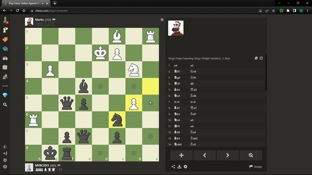 chess vs martin bot смотреть онлайн