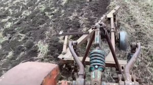 ДТ 75 на колесах. Пахота 2022