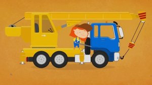 Мультики про машинки - Раскраска - Доктор Машинкова и АВТОКРАН