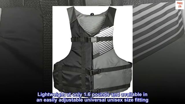 Stohlquist Fit Unisex Adult Life Jacket PFD - Coast Guard Approved, Easily Adjustable смотреть онлайн