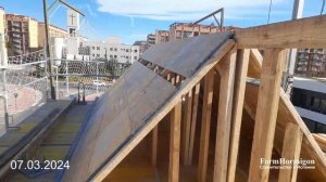 Двускатная бетонная крыша | Пуэ́рто де Сагу́нто, Валенсия