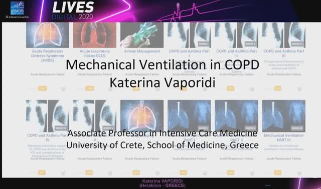 Mechanical ventilation in COPD Katerina Vaporidi 2020
