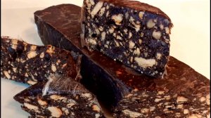 Детская шоколадная колбаса. Ностальгия, вкус из детства!