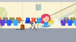 Видео для детей. Веселая школа. Гуляем с Эмили.