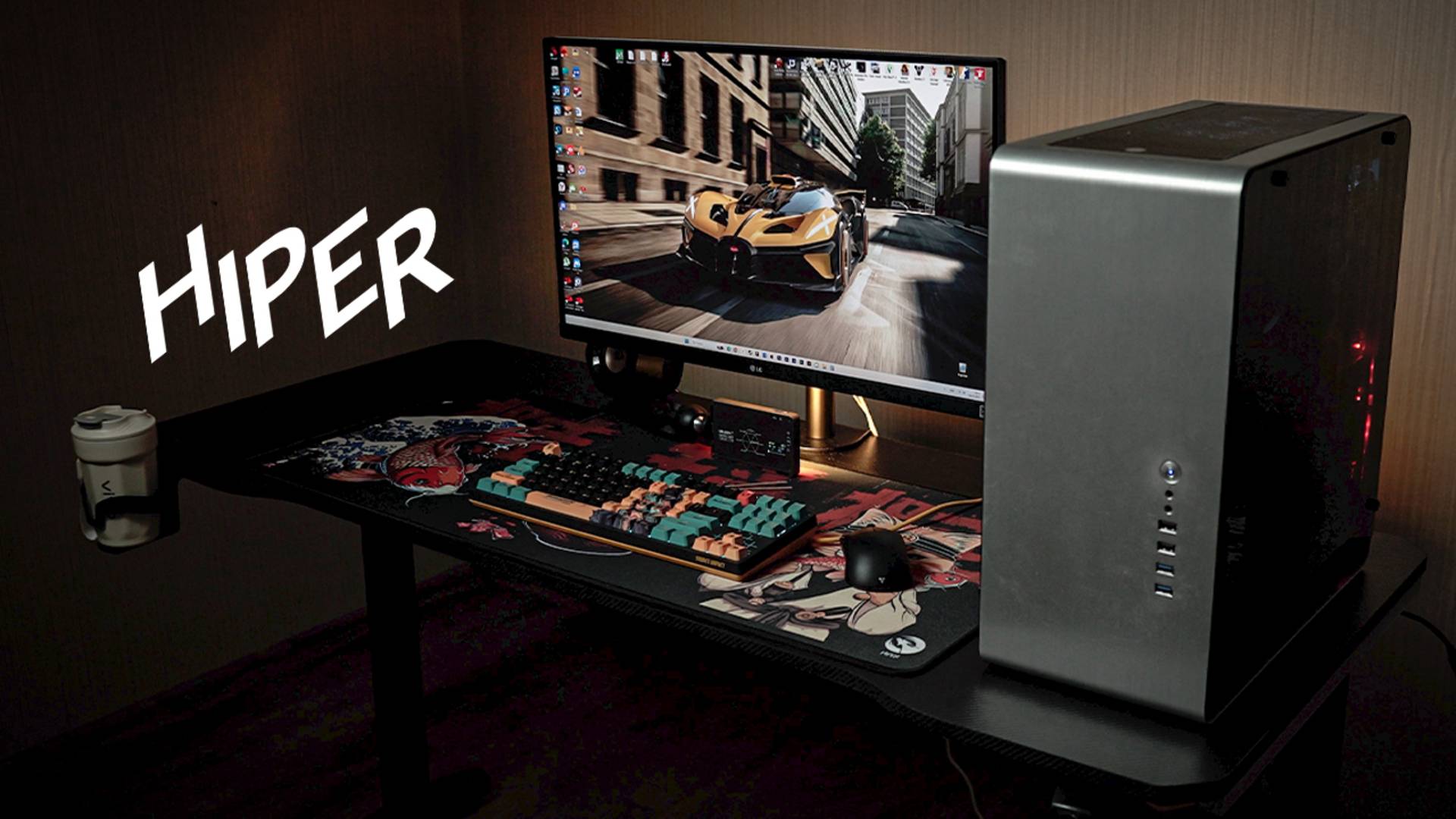 Недорогой и стильный игровой стол - Распаковка и обзор HIPER HGTBL017 смотреть онлайн