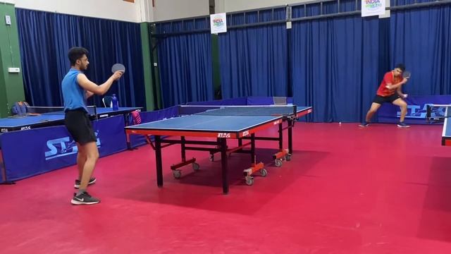 Table Tennis Backhand Defense/Chopping with short pimple (Victas Spectol S1-1.6mm) смотреть онлайн