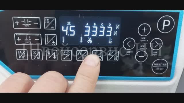 Инст. кнопка электронного контроля натяжения нити в начале строчки Швейная машина JACK A4B смотреть онлайн