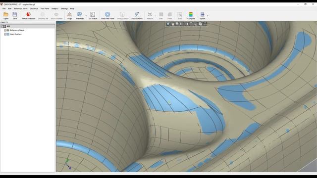 QS Tutorials_ Automatic Surfacing Demonstration - How to do Reverse Engineering with QUICKSURFACE смотреть онлайн