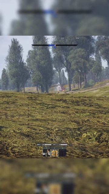 Сквозные прилёты War thunder #warthunder #танки смотреть онлайн