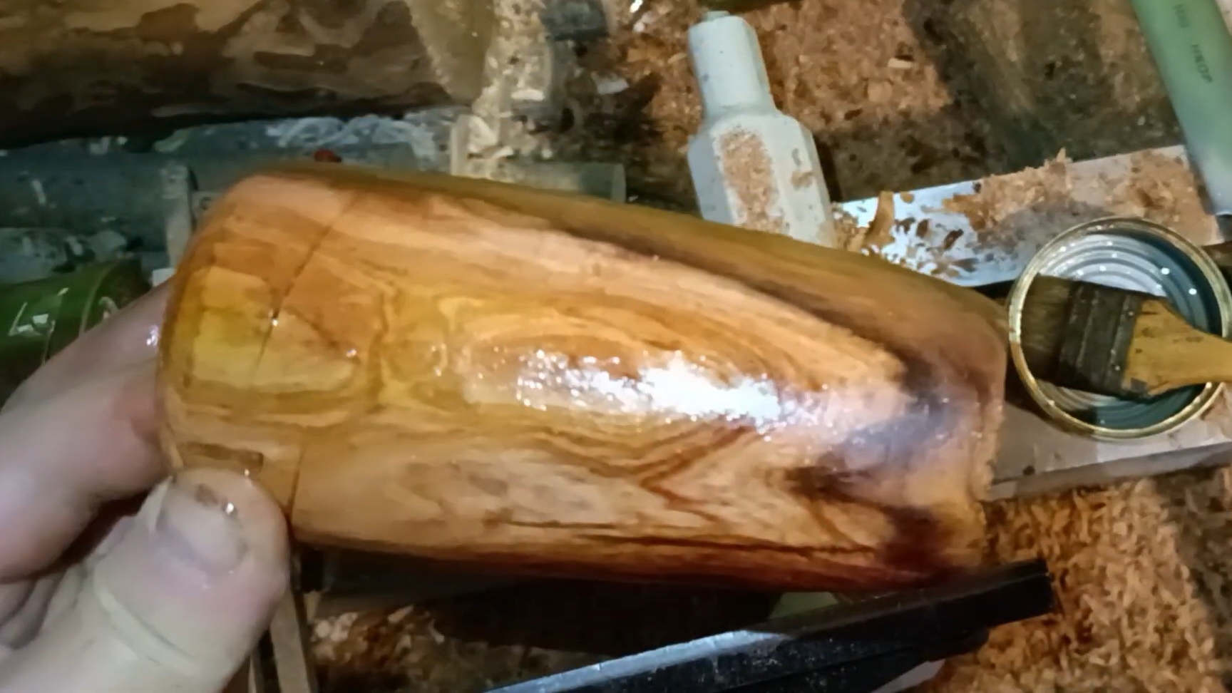 как я облажался, какая могла быть красивая чашка из комля вишнёвого дерева запорол хорошую заготовку смотреть онлайн