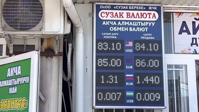 Курс Валют/ Жаман болду/ Рубль түштү/ Доллар/ Евро/ Обменка/ 21-июль смотреть онлайн
