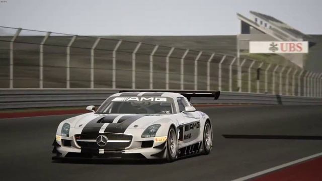 Assetto Corsa Mercedes SLS GT3@COTA 12 05 2015 смотреть онлайн