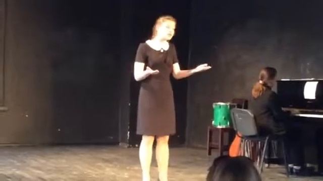 Зачет по вокалу. ГИТИС