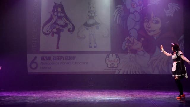 FTF-2021 - Косплей-дефиле - Восток №6 - Gizmo, Sleepy.Bunny - Nekopara (Vanilla, Chocola)