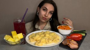 МУКБАНГ | ПЕЛЬМЕНИ В СЛИВОЧНОМ СОУСЕ | что меня бесит