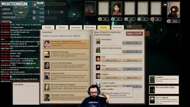 VOD ► Kill All The Crabs! - Sunless Sea - 10/02/2017