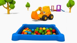 Веселая Школа с Машей Капуки Кануки - Видео для детей - Машинки на пляже